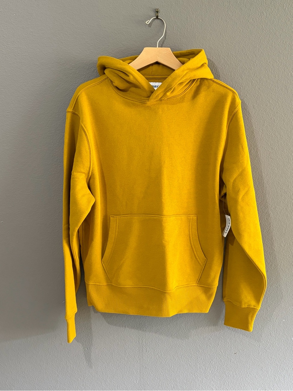 Men's Old Navy Rotation Popover Mustard Hoodie, Small, NWT